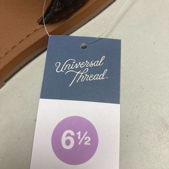 UNIVERSAL THREAD Women’s Black/Eve Slip On Sandals Size 6.5 - Picture 6 of 9